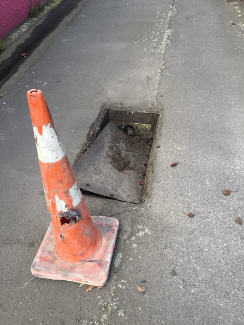 The photograph attached to this wastewater/stormwater report