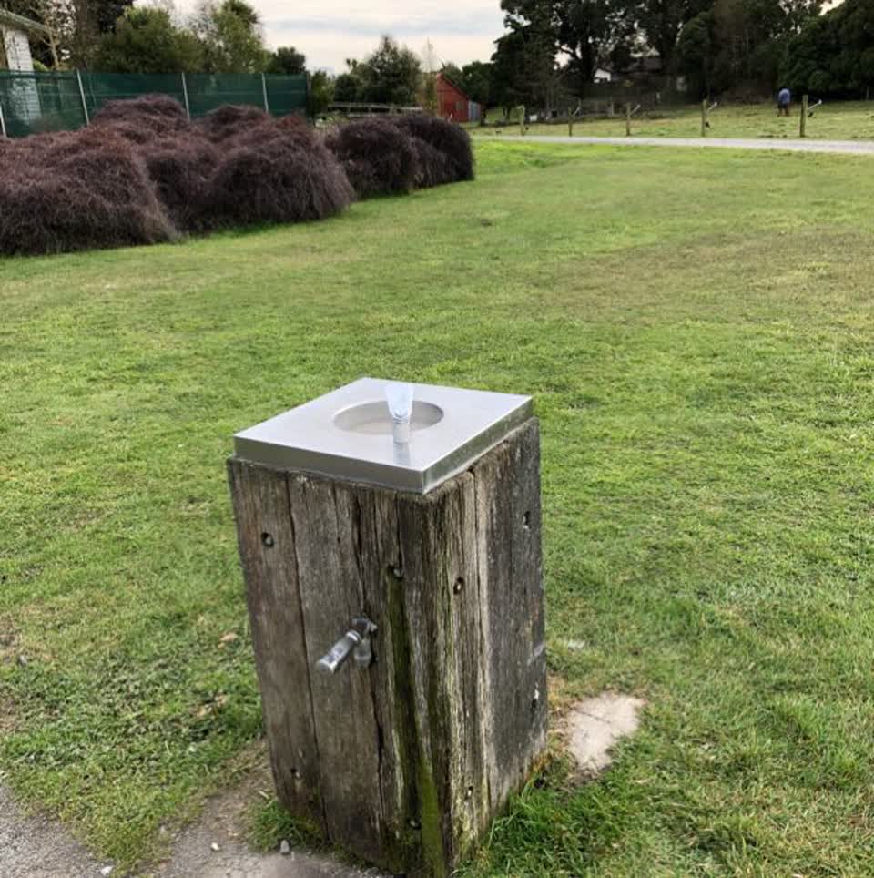 The photograph attached to this water supply report