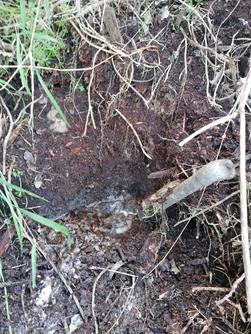 The photograph attached to this water supply report