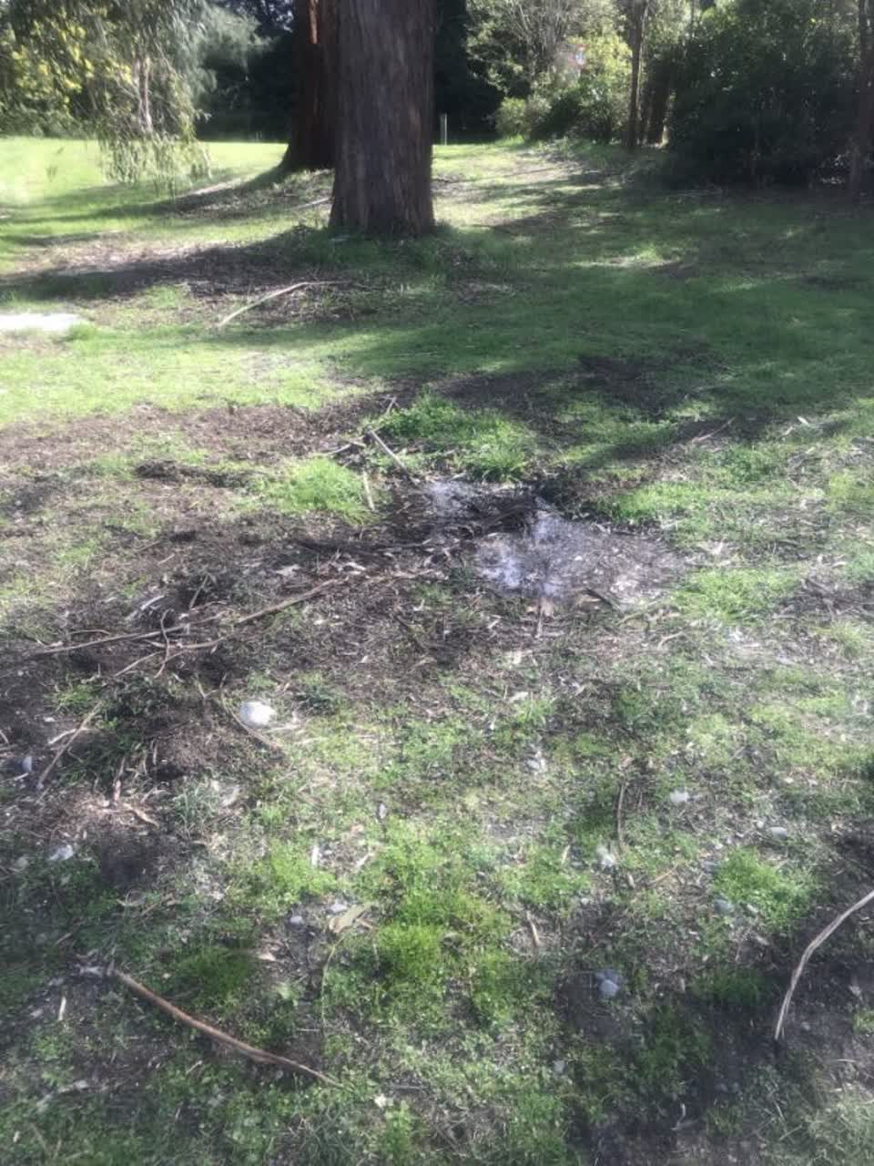 The photograph attached to this wastewater/stormwater report