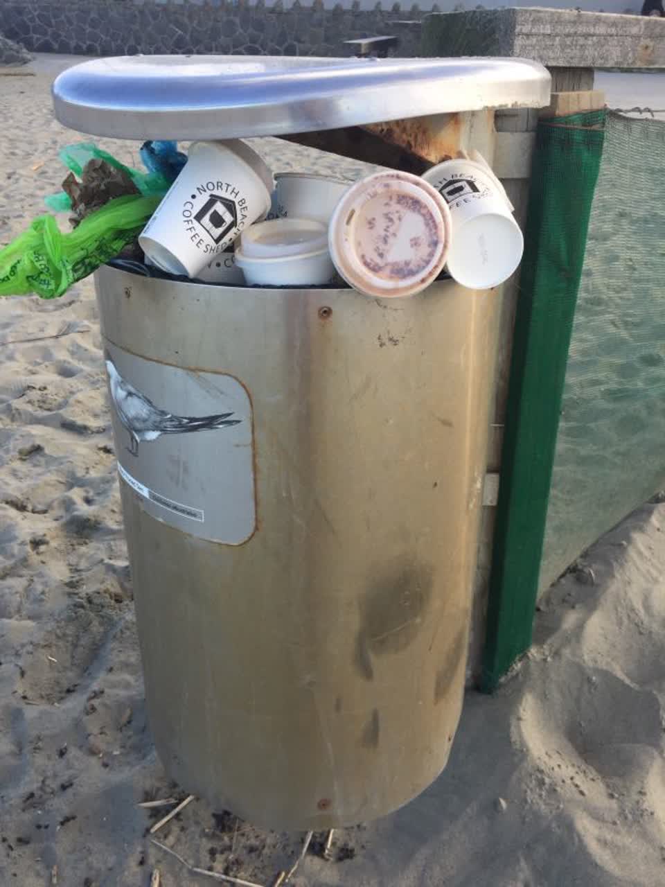 The photograph attached to this rubbish/recycling report