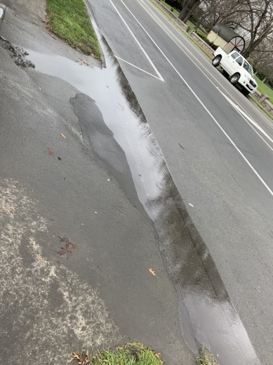 The photograph attached to this water supply report
