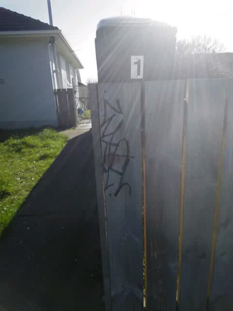 Graffiti, a report photo