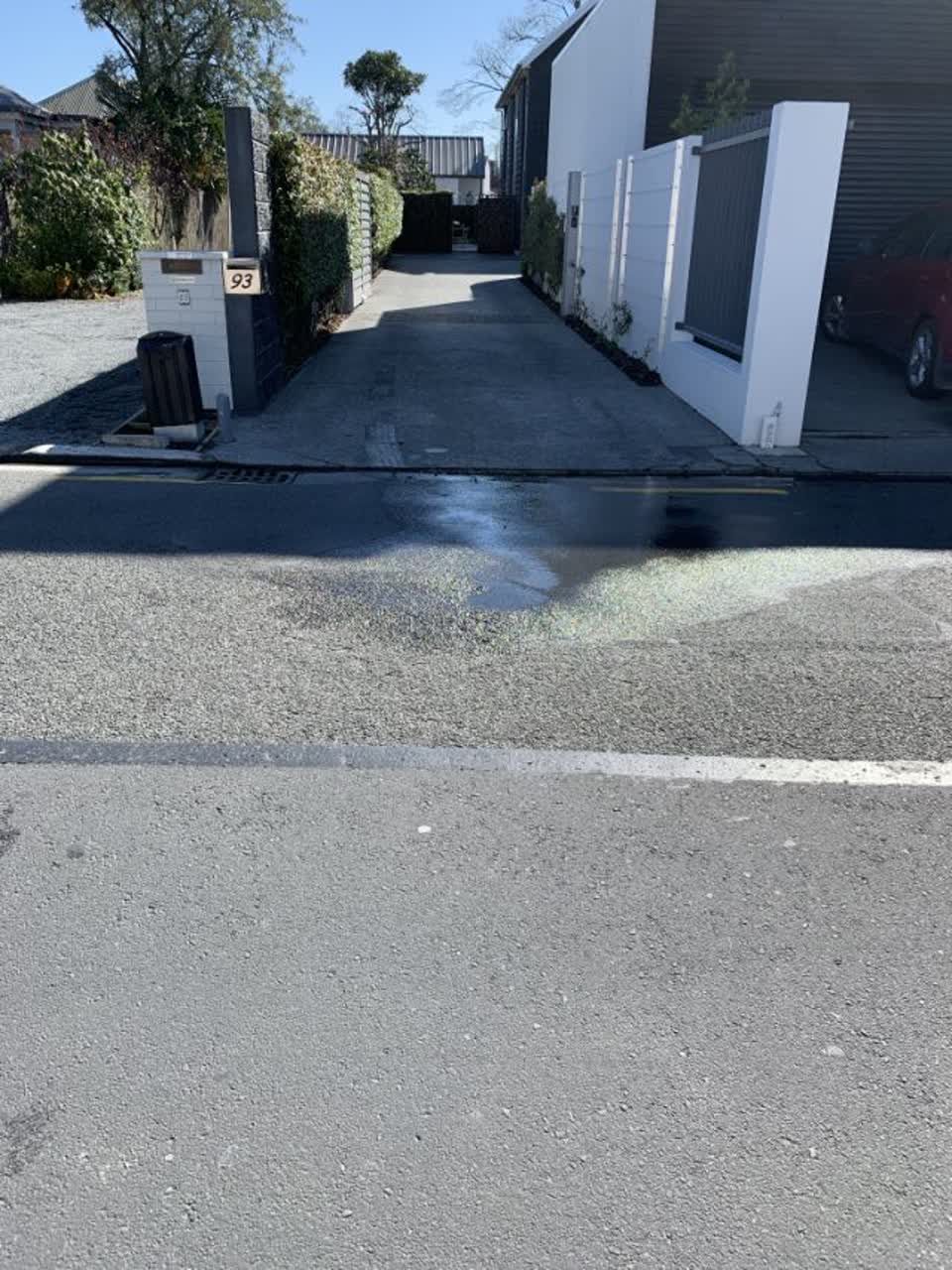 The photograph attached to this water supply report