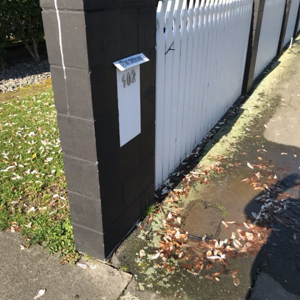 The photograph attached to this water supply report