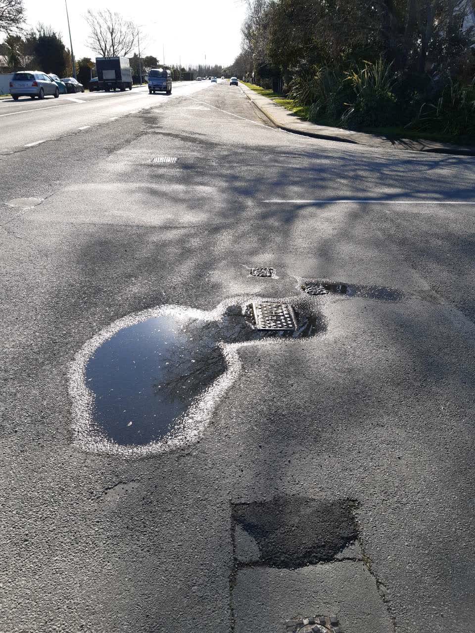 The photograph attached to this water supply report