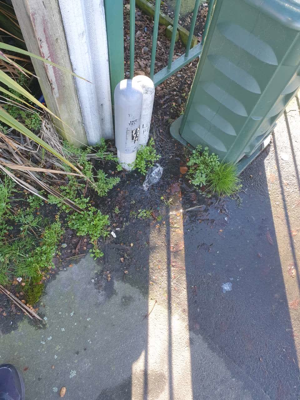 The photograph attached to this water supply report