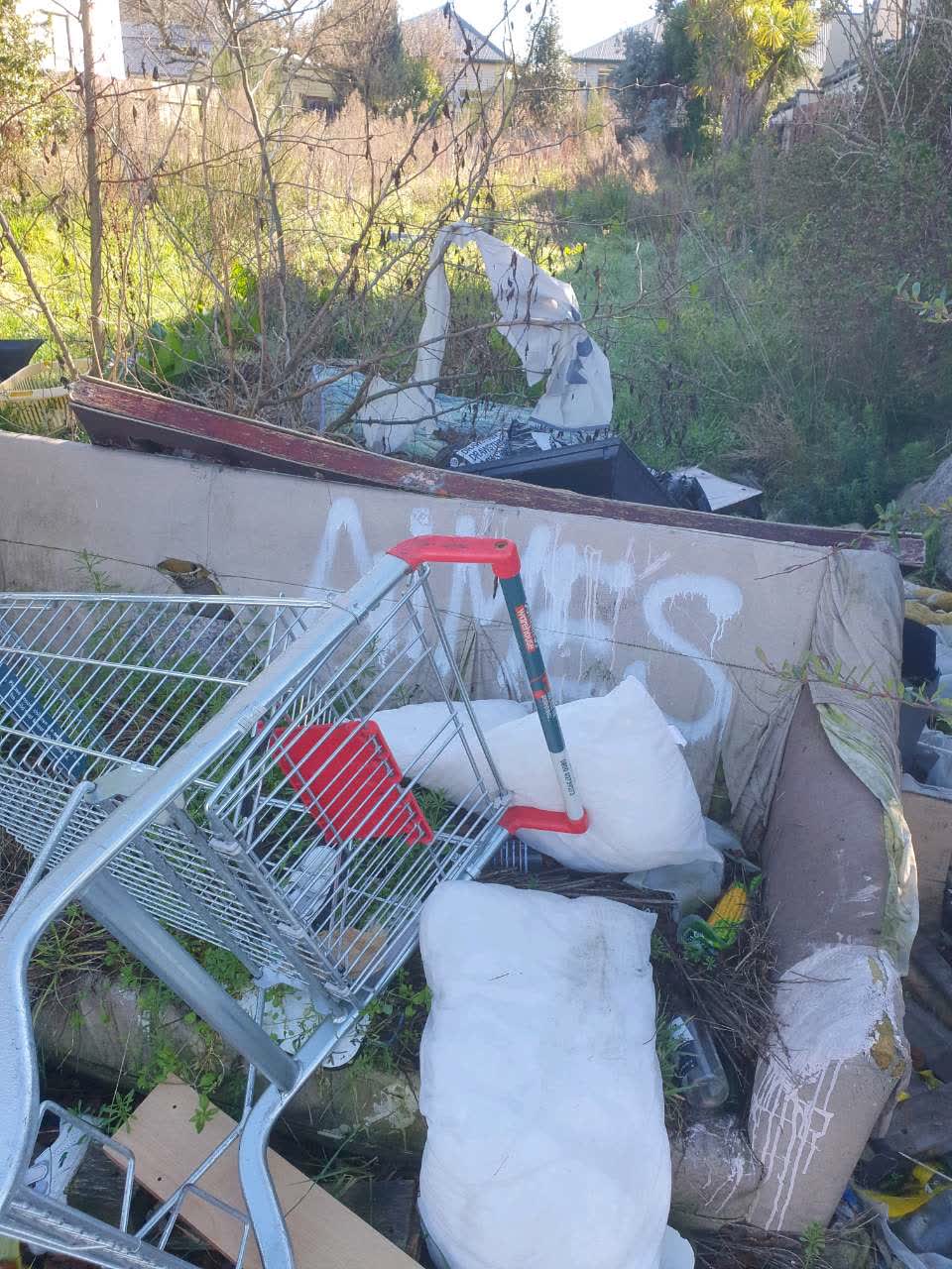 The photograph attached to this rubbish/recycling report
