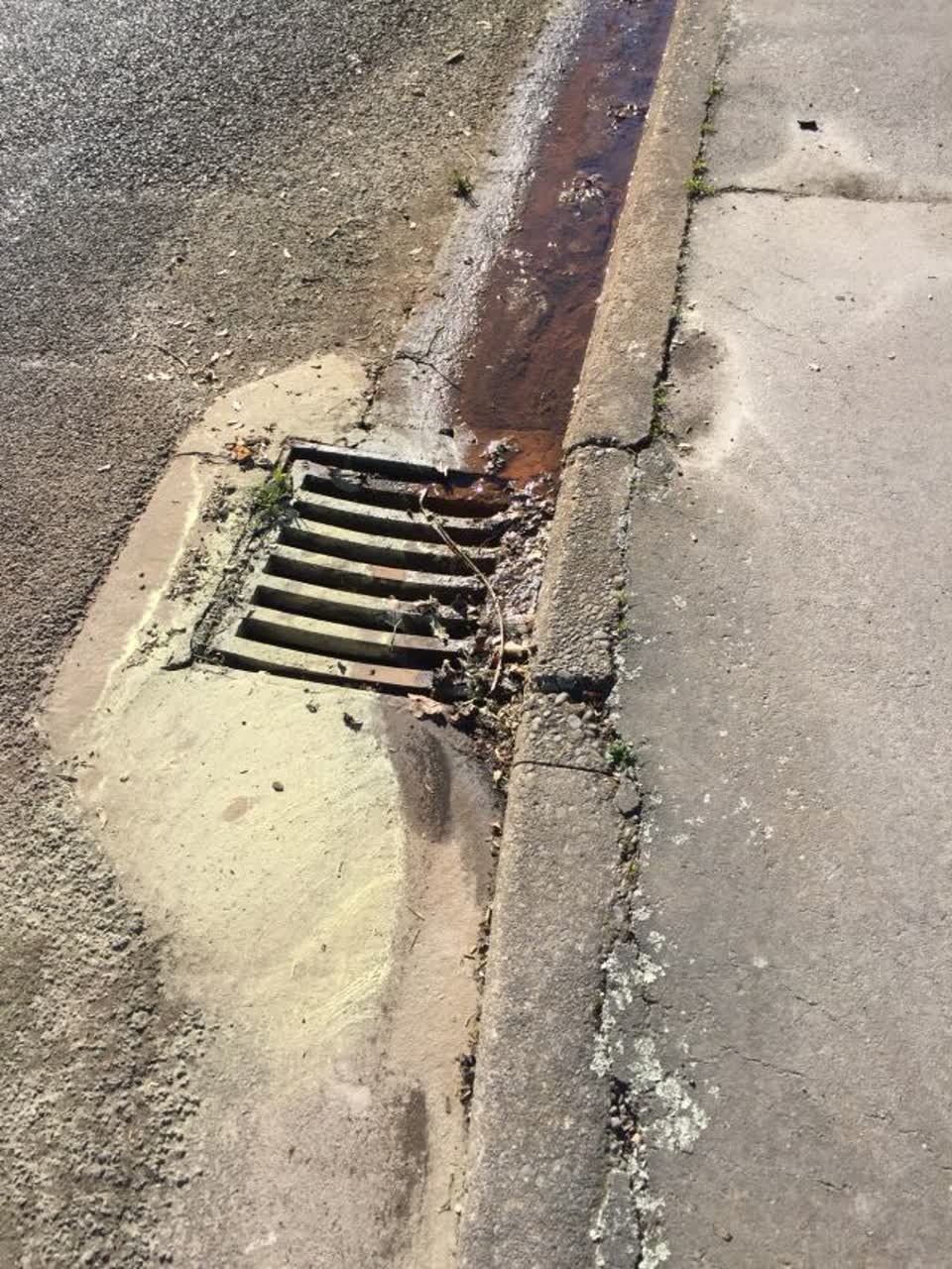 The photograph attached to this wastewater/stormwater report