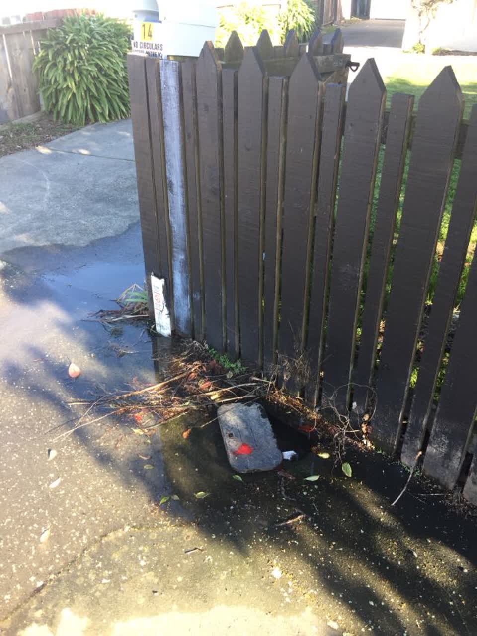 The photograph attached to this water supply report