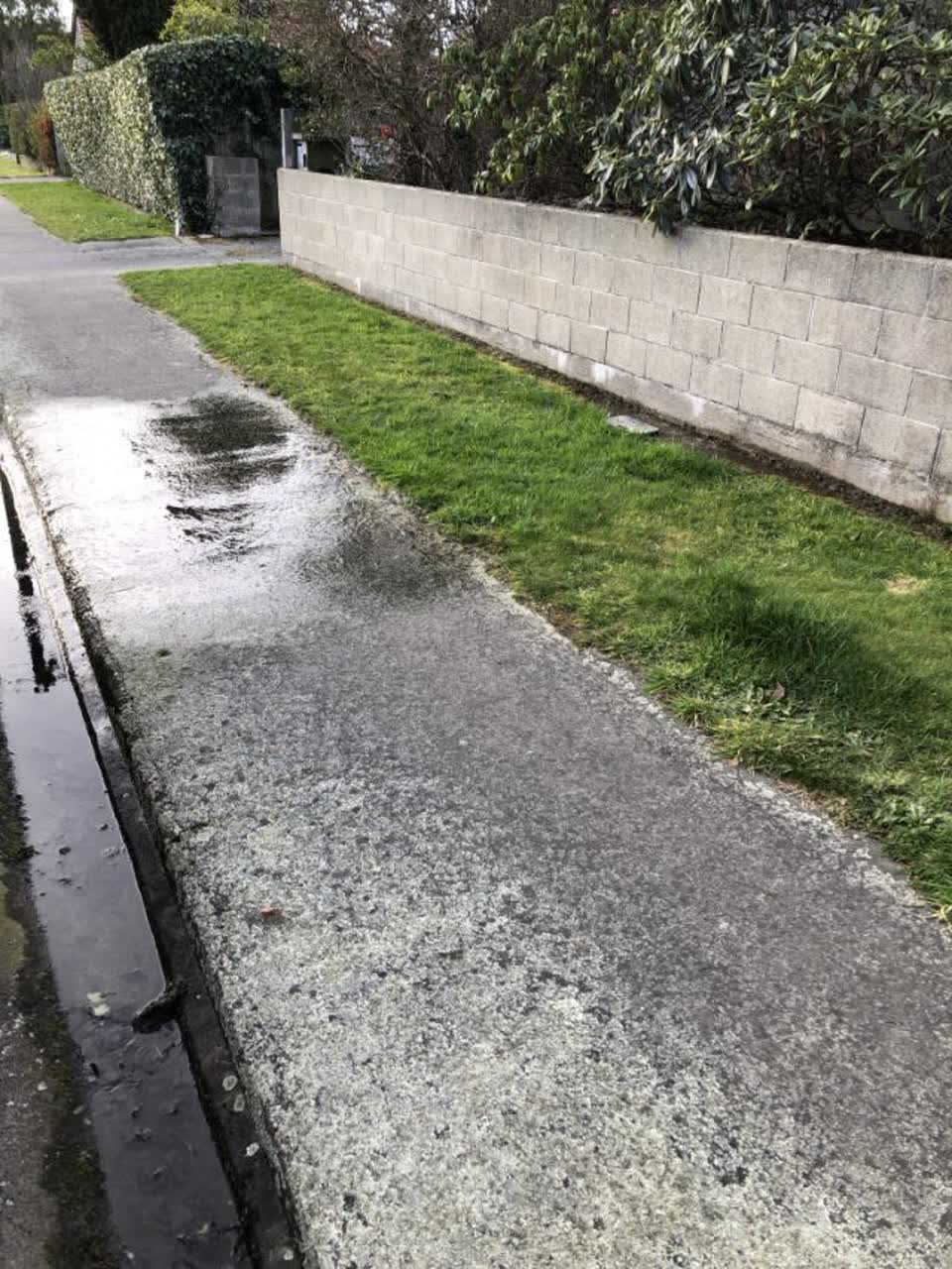 The photograph attached to this water supply report