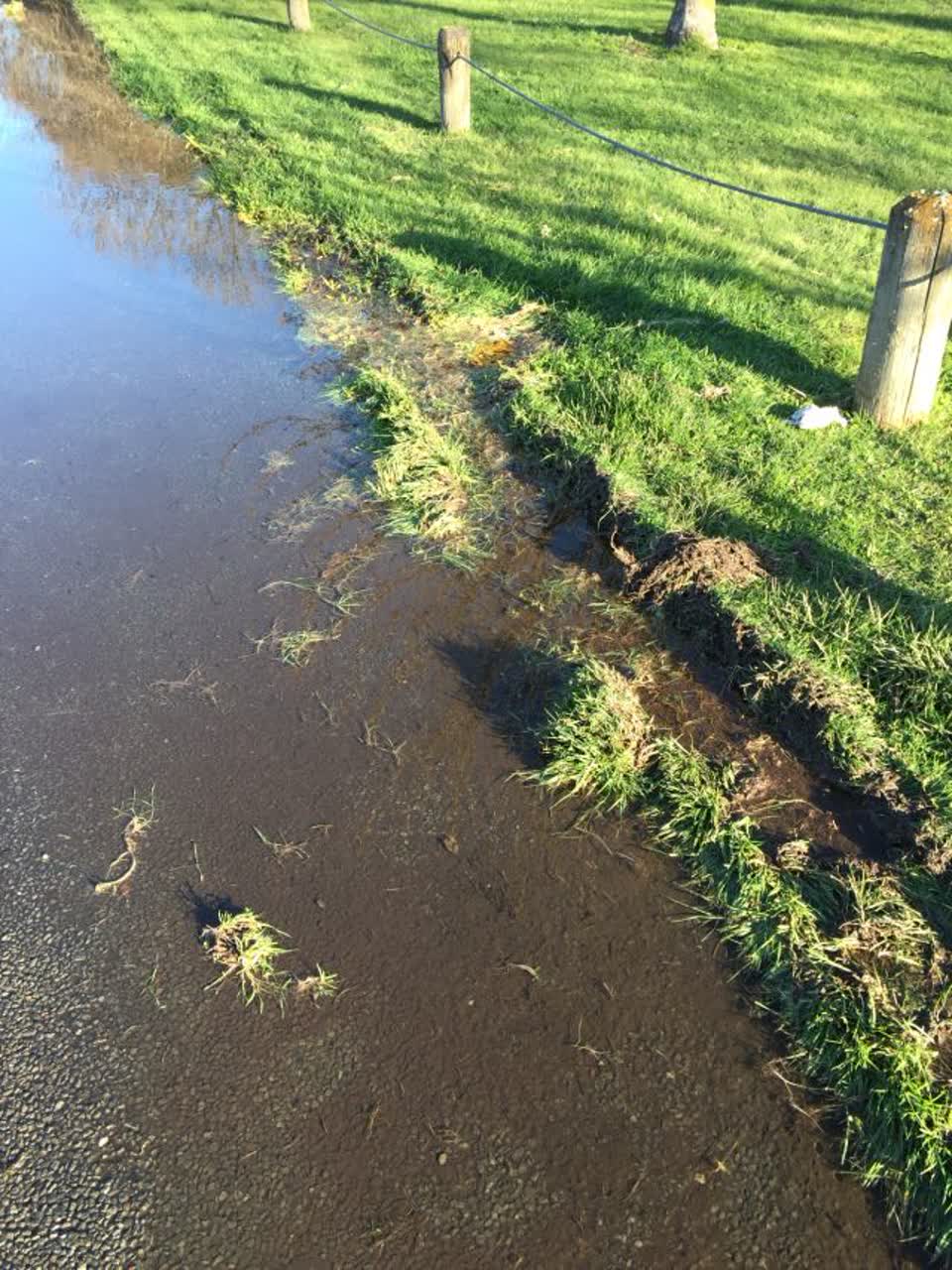 The photograph attached to this water supply report