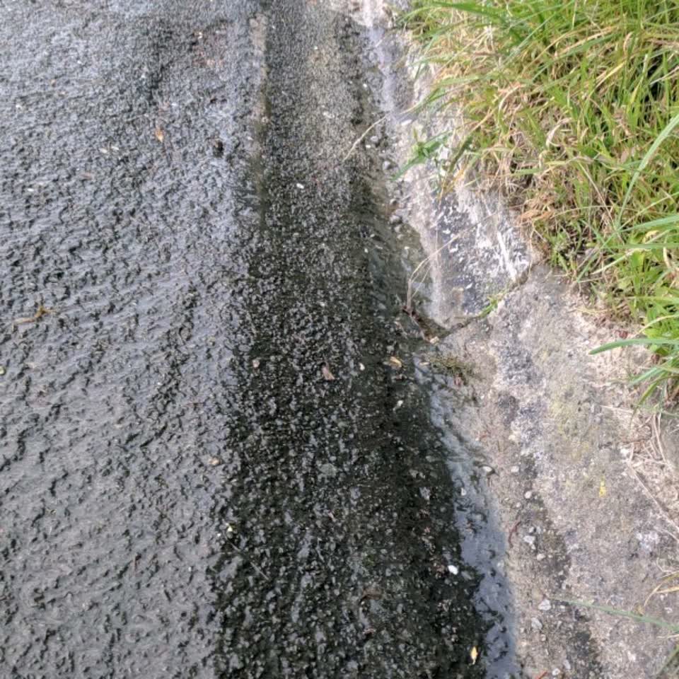 The photograph attached to this wastewater/stormwater report