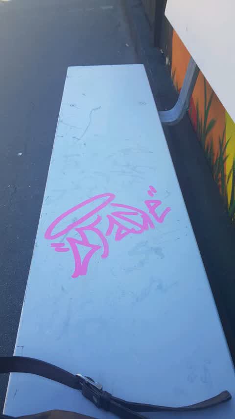 Graffiti, a report photo