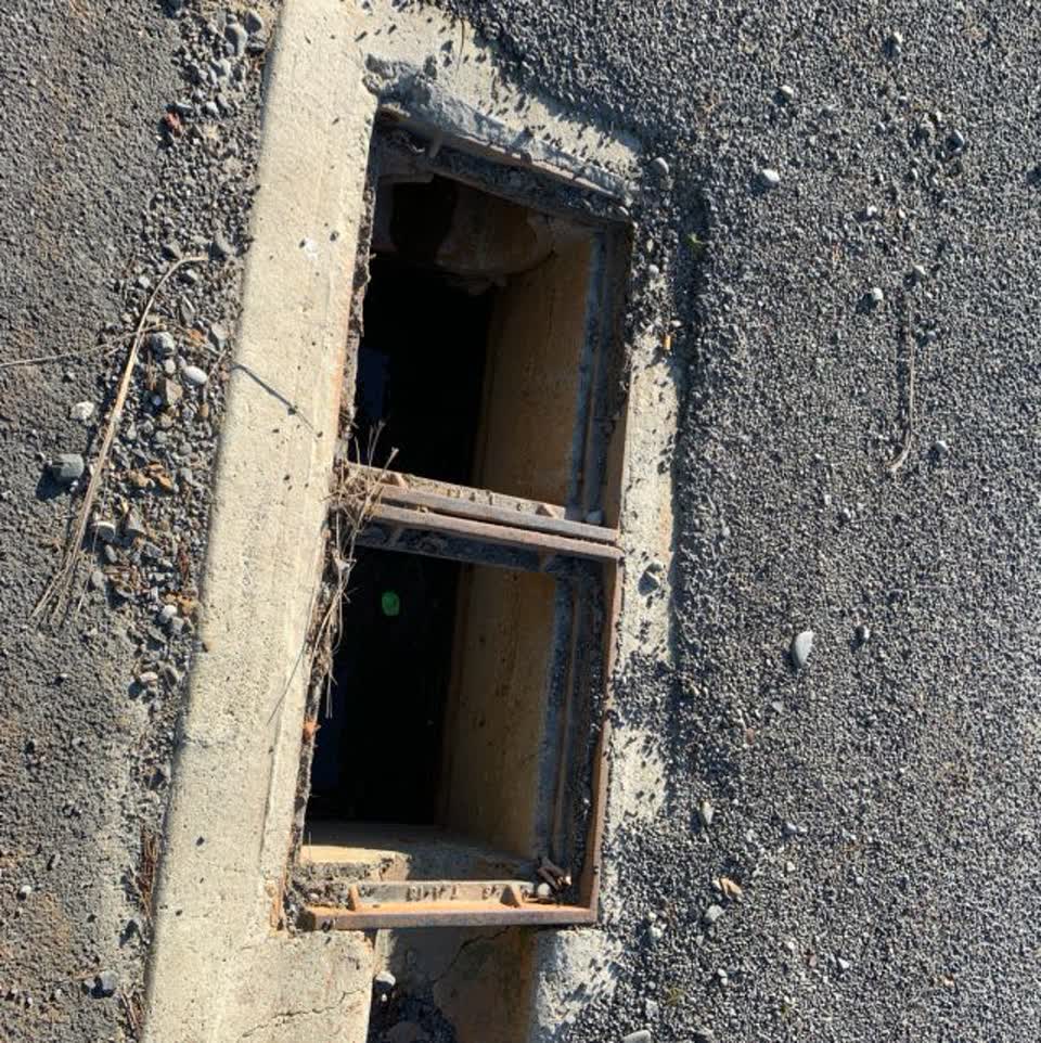 The photograph attached to this wastewater/stormwater report