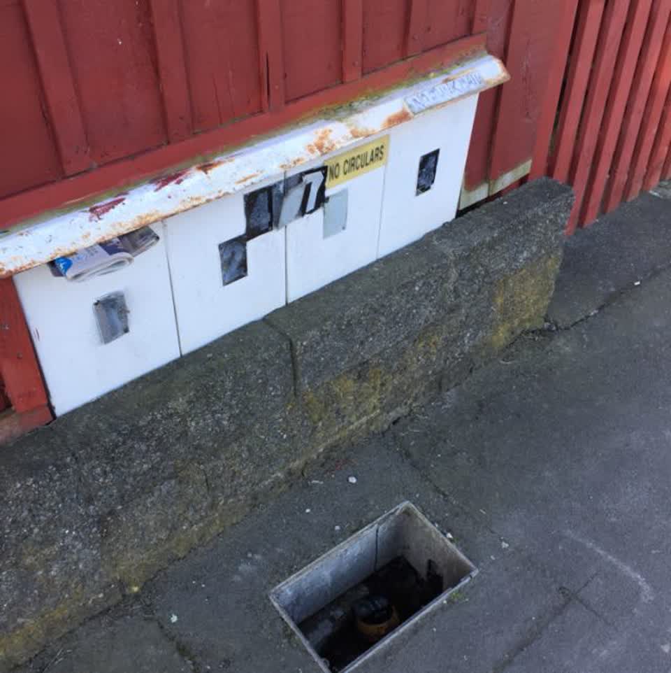 The photograph attached to this water supply report