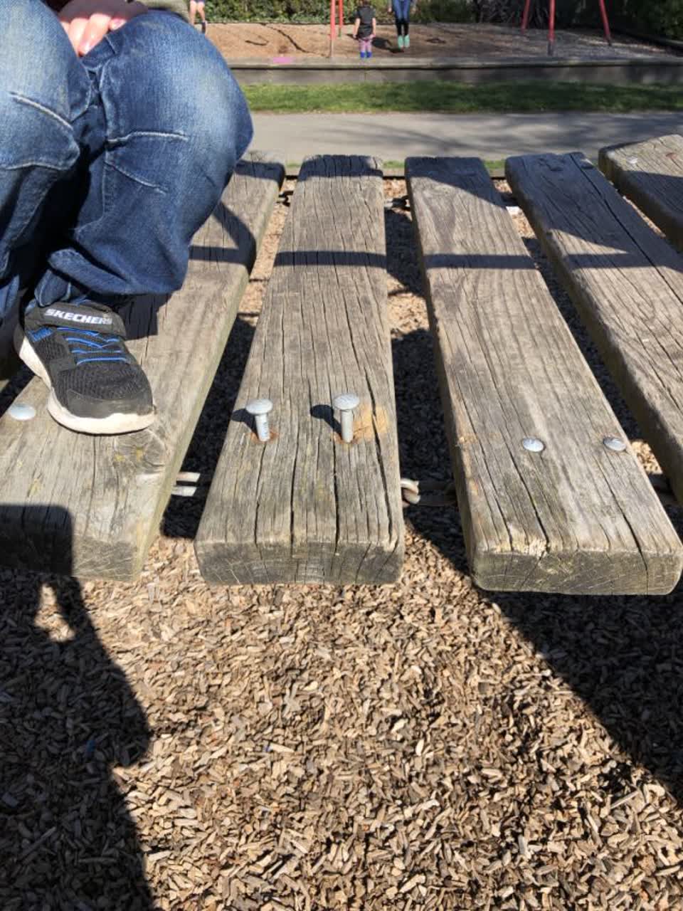 The photograph attached to this parks report