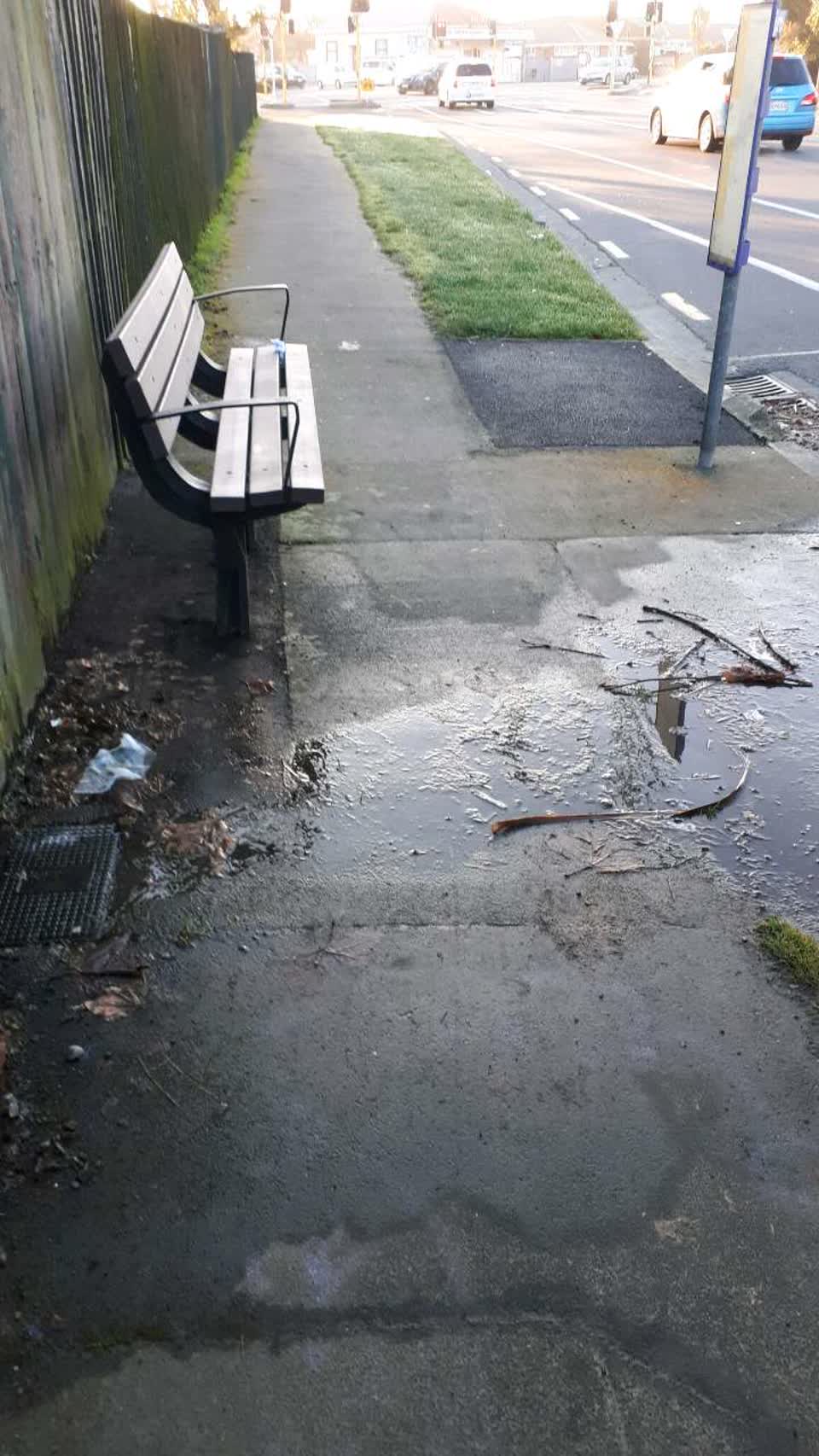 The photograph attached to this water supply report