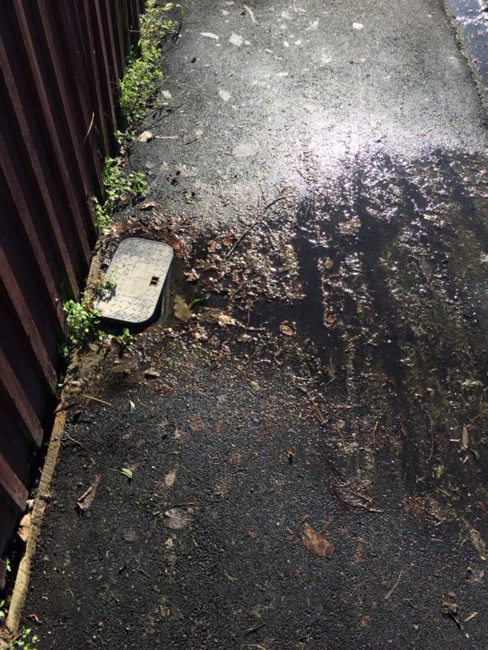 The photograph attached to this water supply report