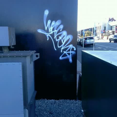 Graffiti, a report photo