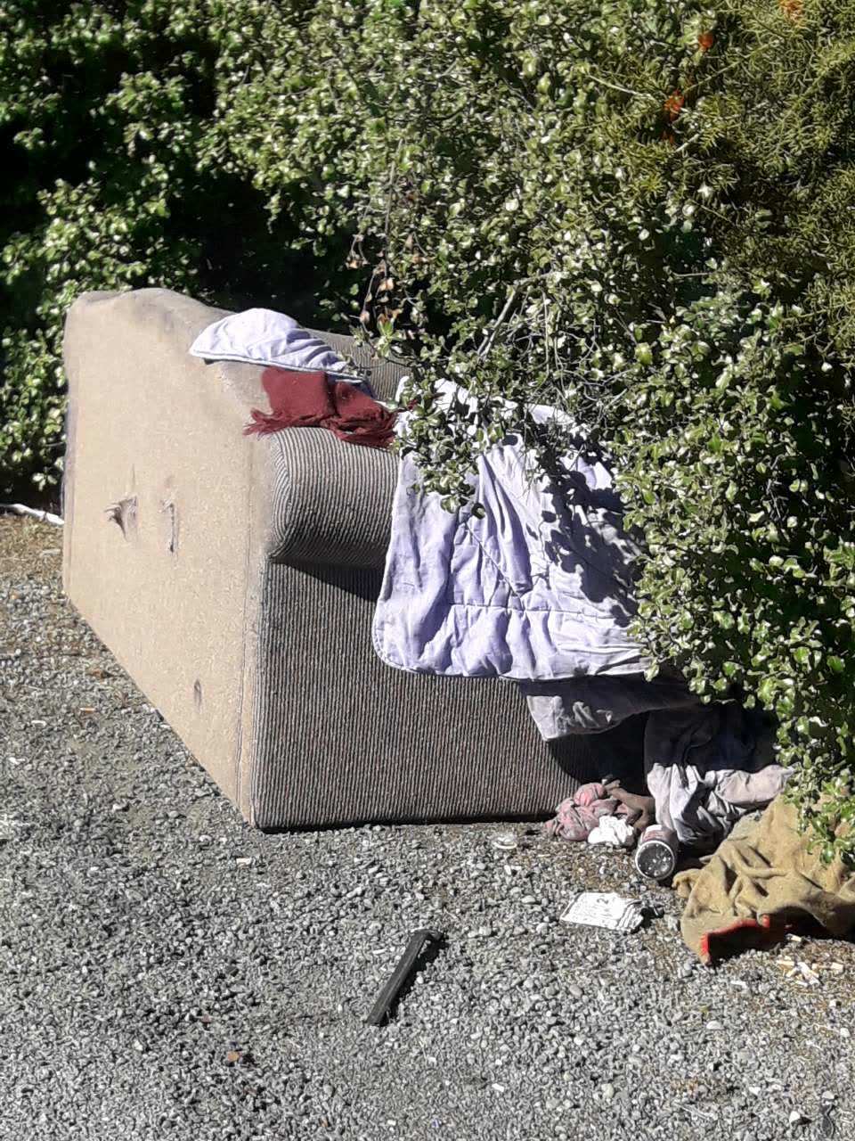The photograph attached to this rubbish/recycling report