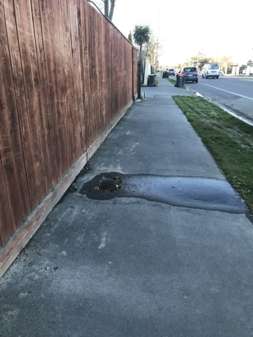 The photograph attached to this water supply report