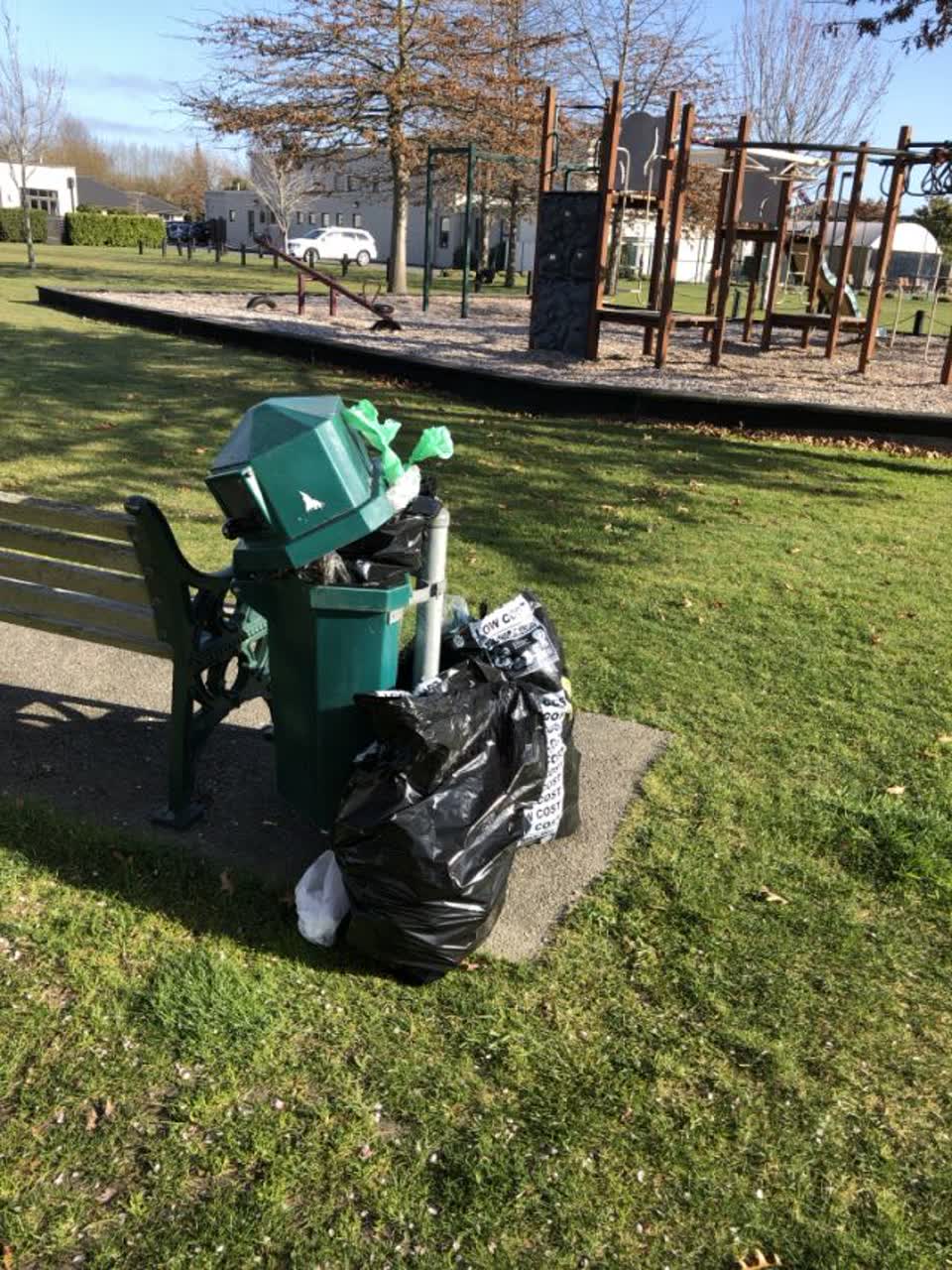 The photograph attached to this parks report