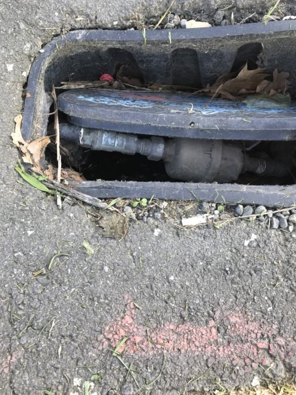 The photograph attached to this water supply report