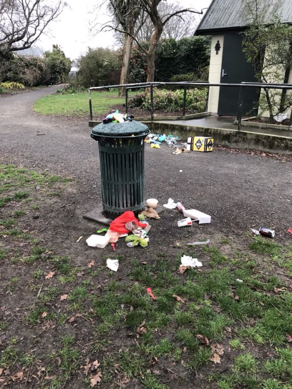 The photograph attached to this parks report