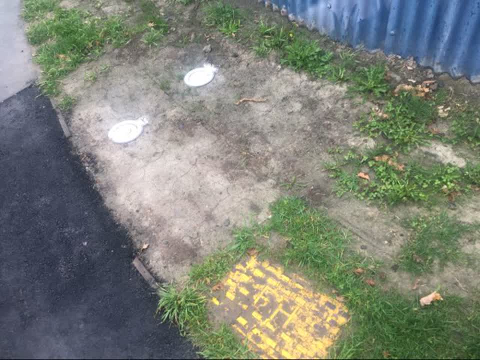 The photograph attached to this wastewater/stormwater report