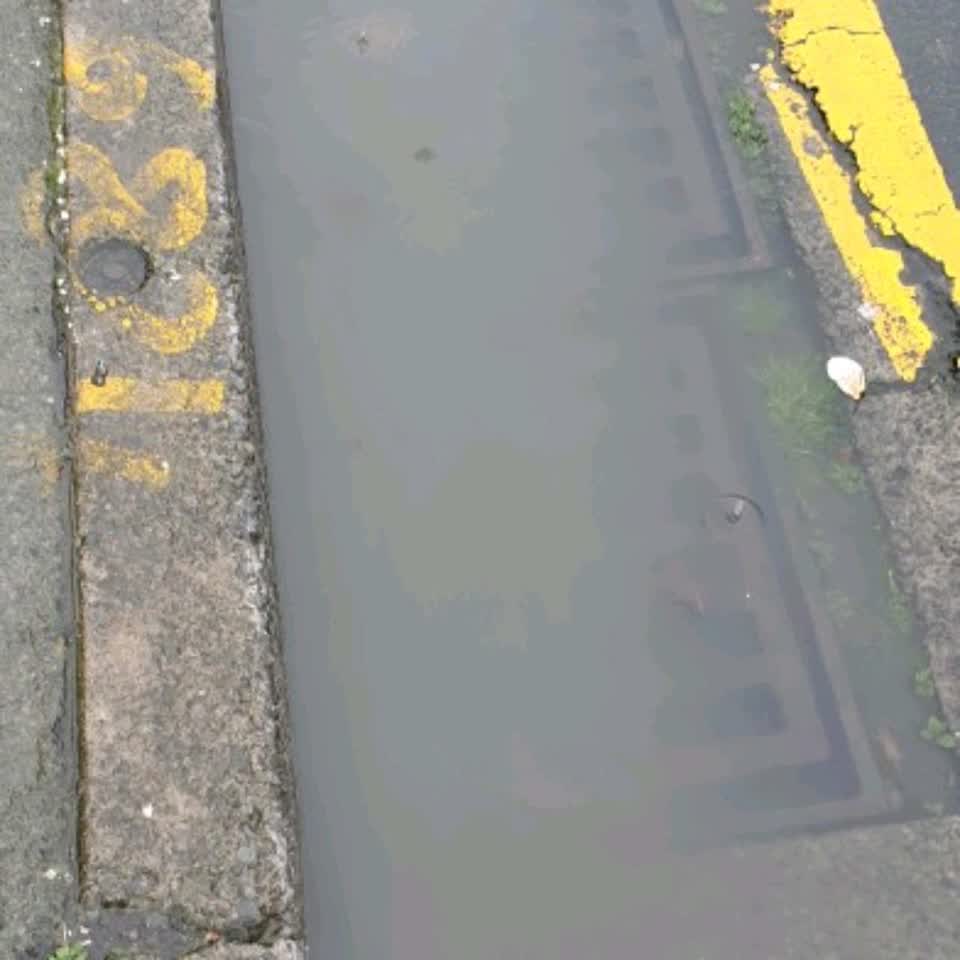 The photograph attached to this flooding report