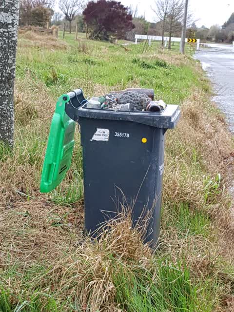 Rubbish/Recycling, a report photo