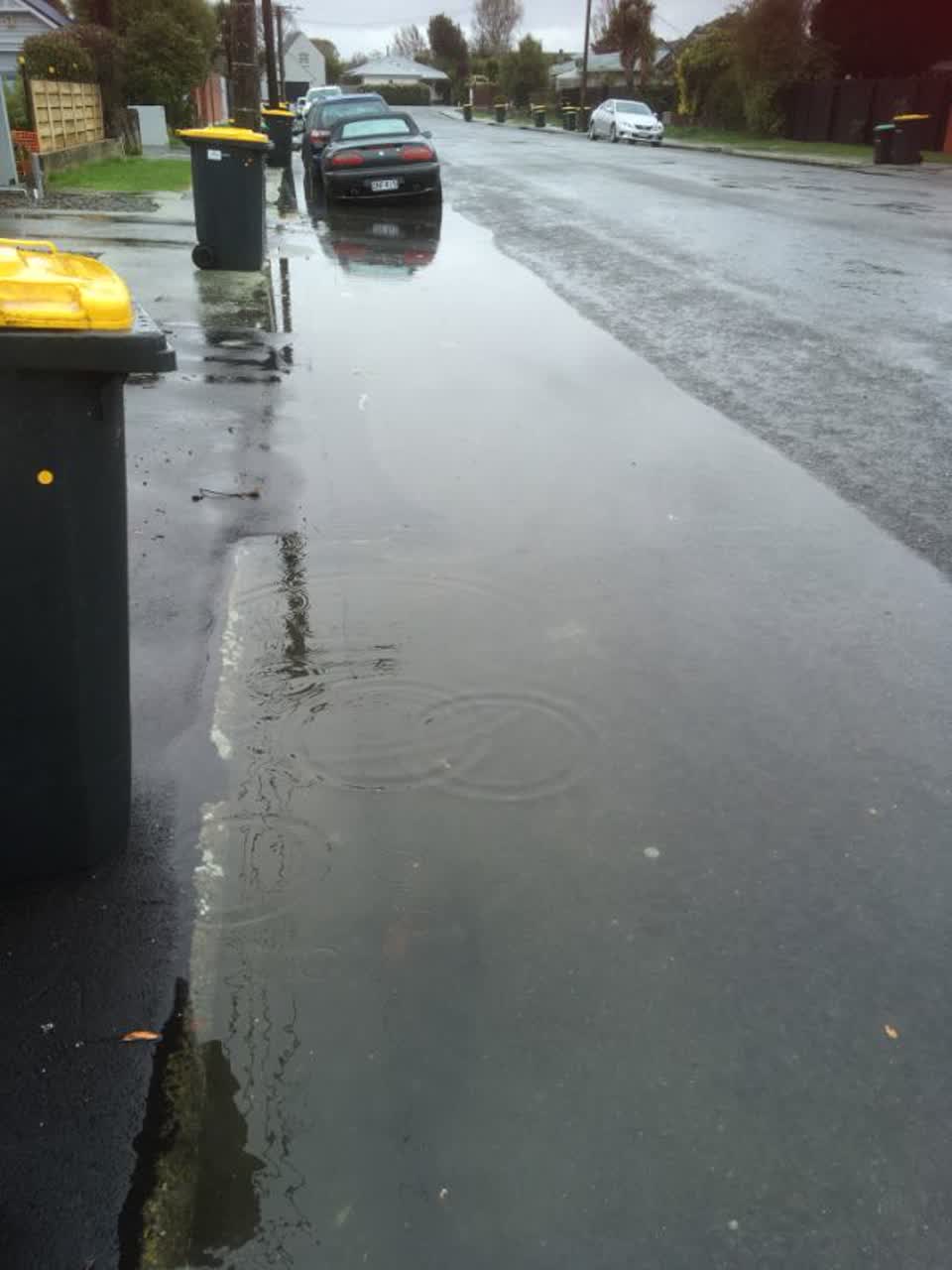 The photograph attached to this wastewater/stormwater report
