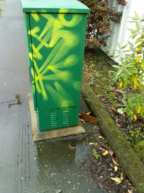 Graffiti, a report photo