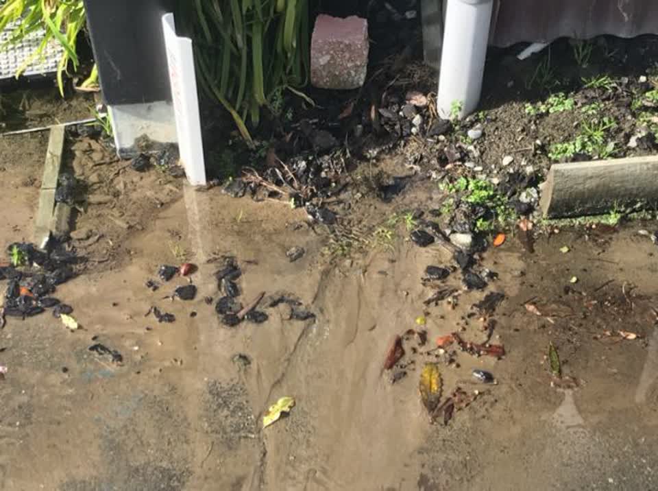 The photograph attached to this water supply report