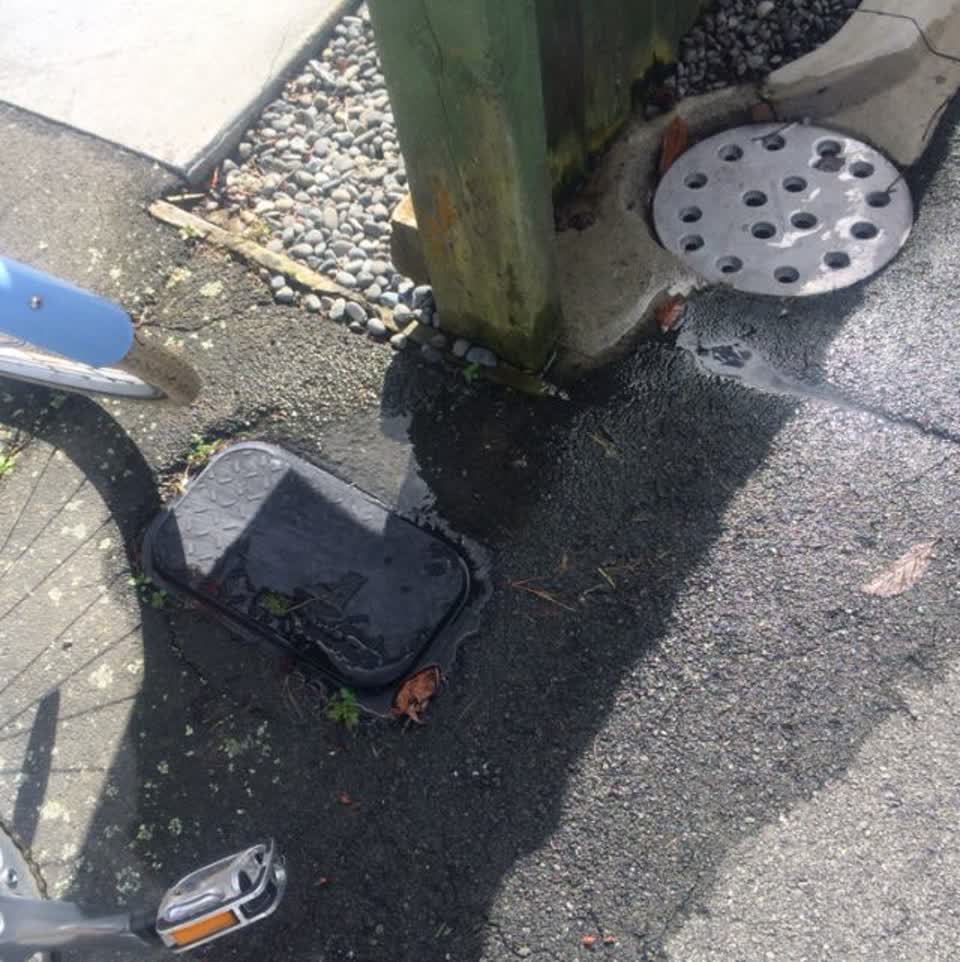 The photograph attached to this water supply report