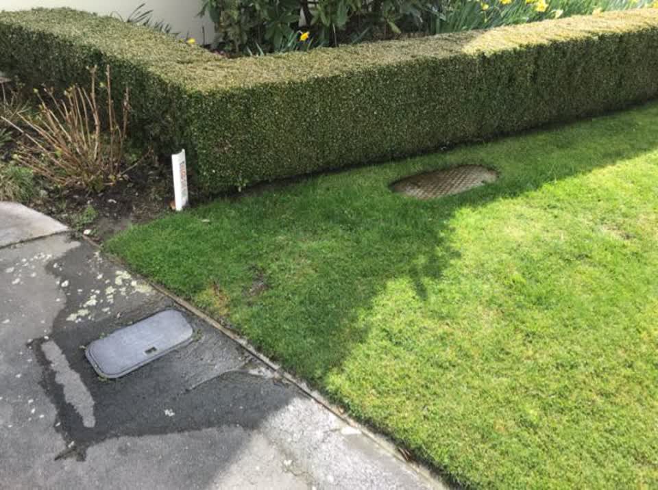 The photograph attached to this water supply report