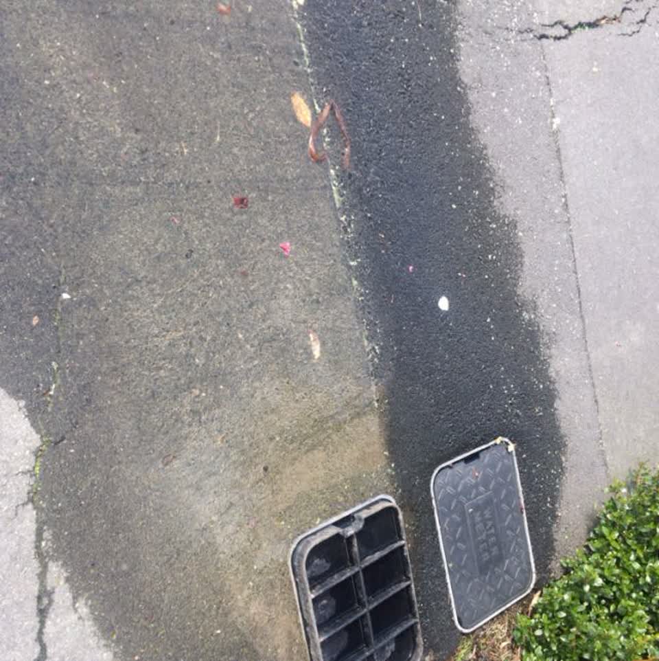 The photograph attached to this water supply report