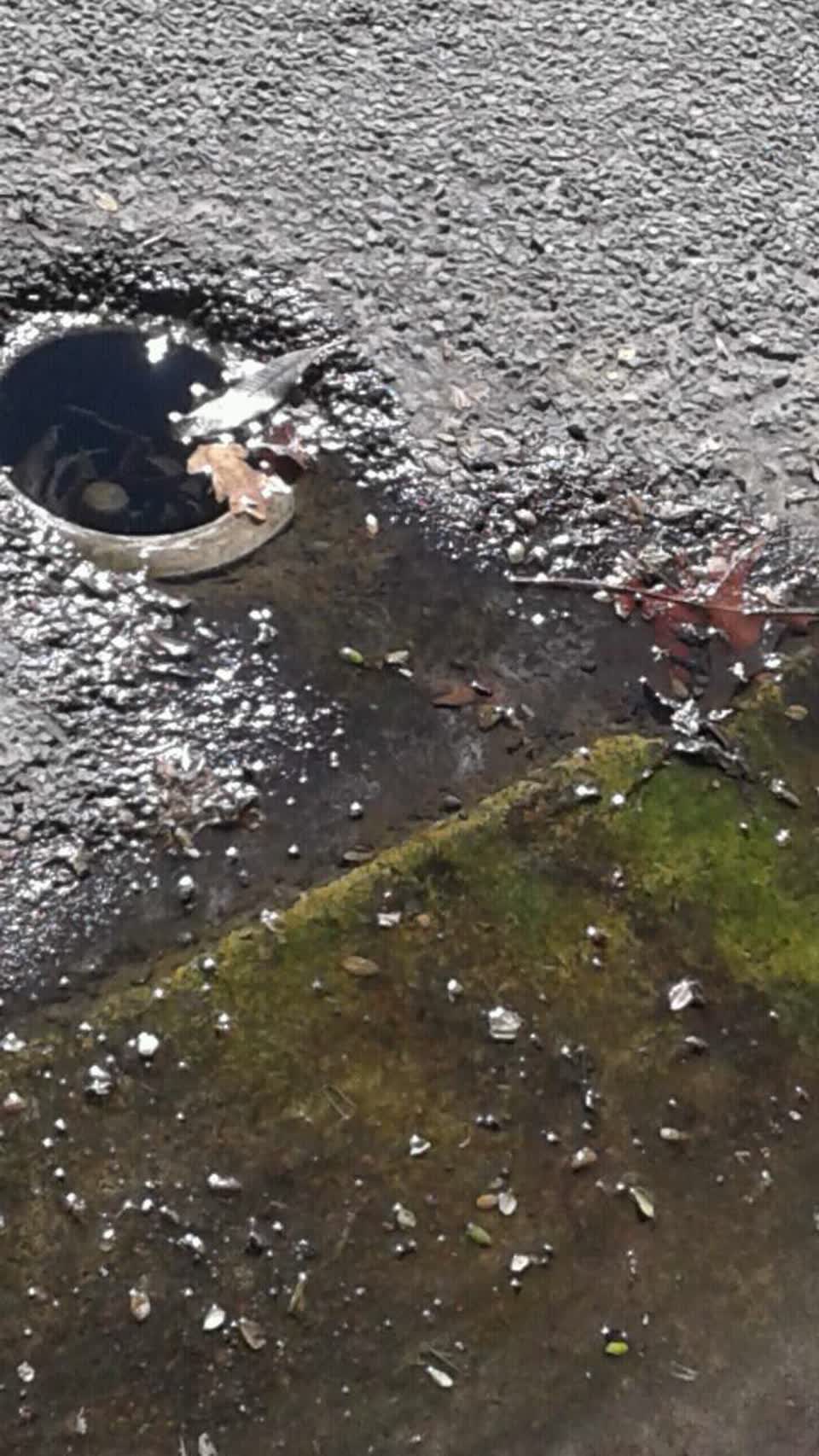 The photograph attached to this wastewater/stormwater report