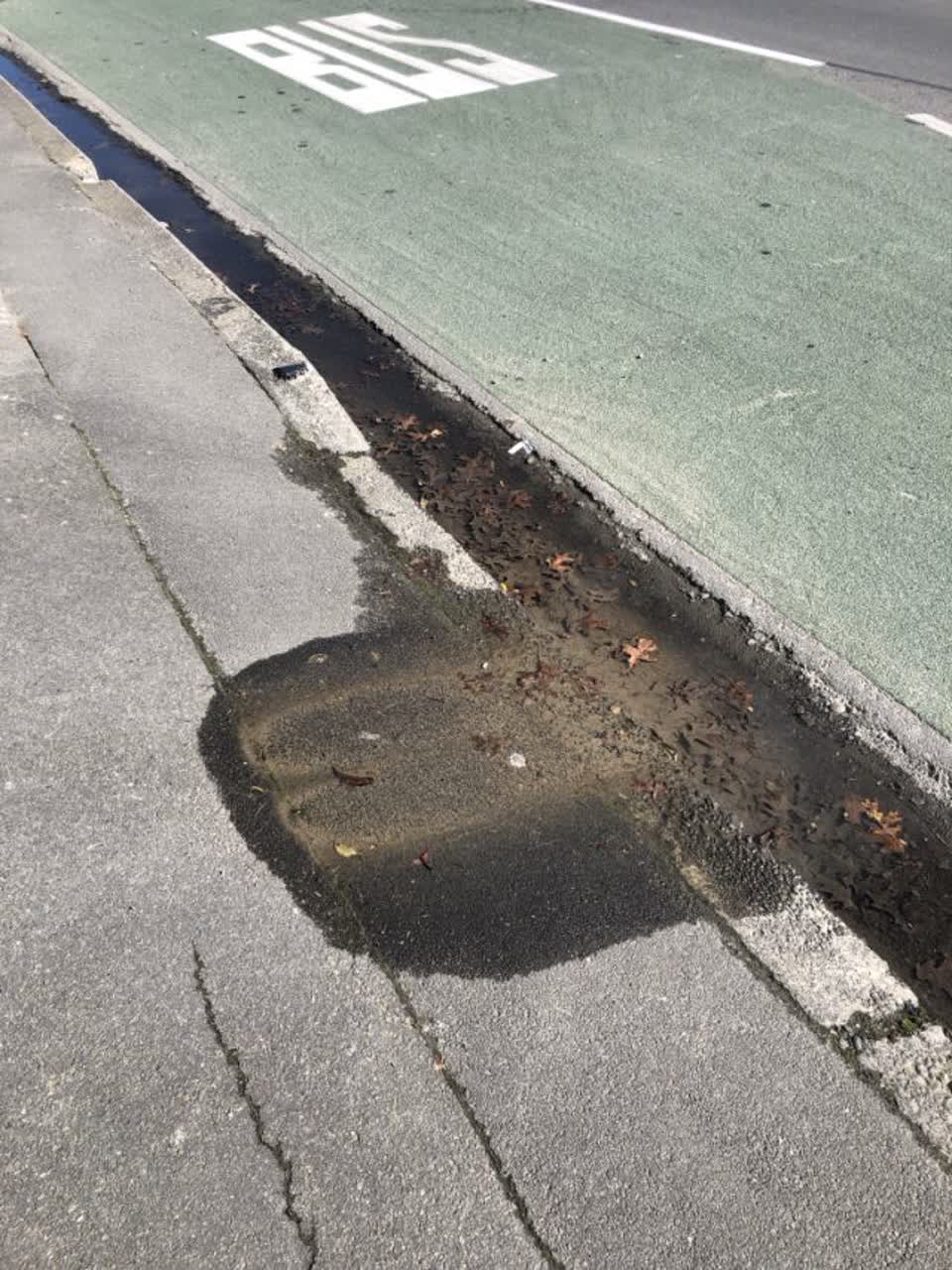 The photograph attached to this water supply report