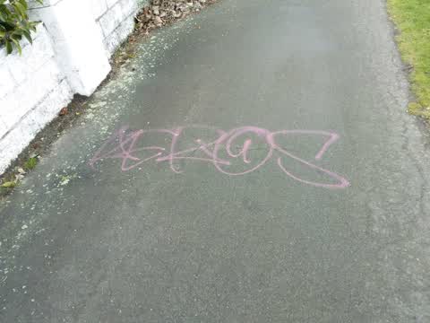 Graffiti, a report photo
