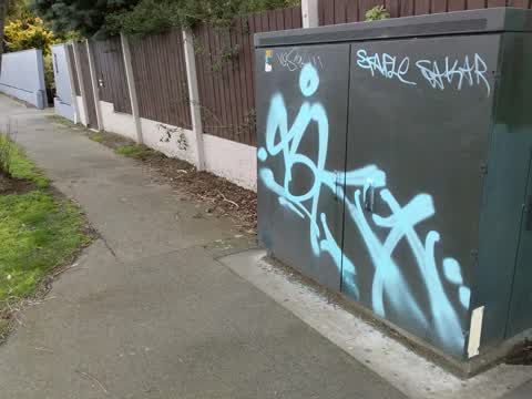 Graffiti, a report photo