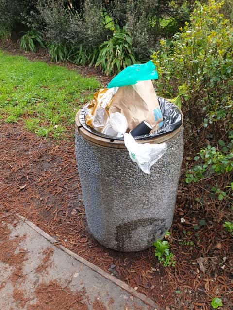 Rubbish/Recycling, a report photo