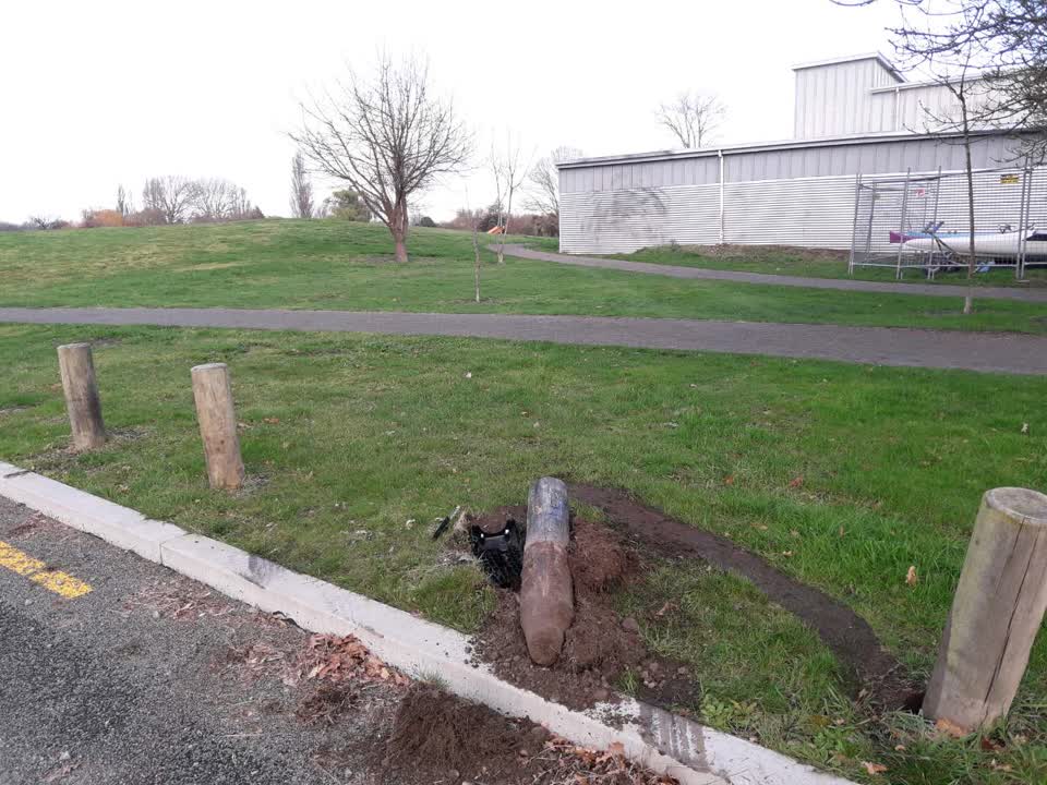 The photograph attached to this parks report