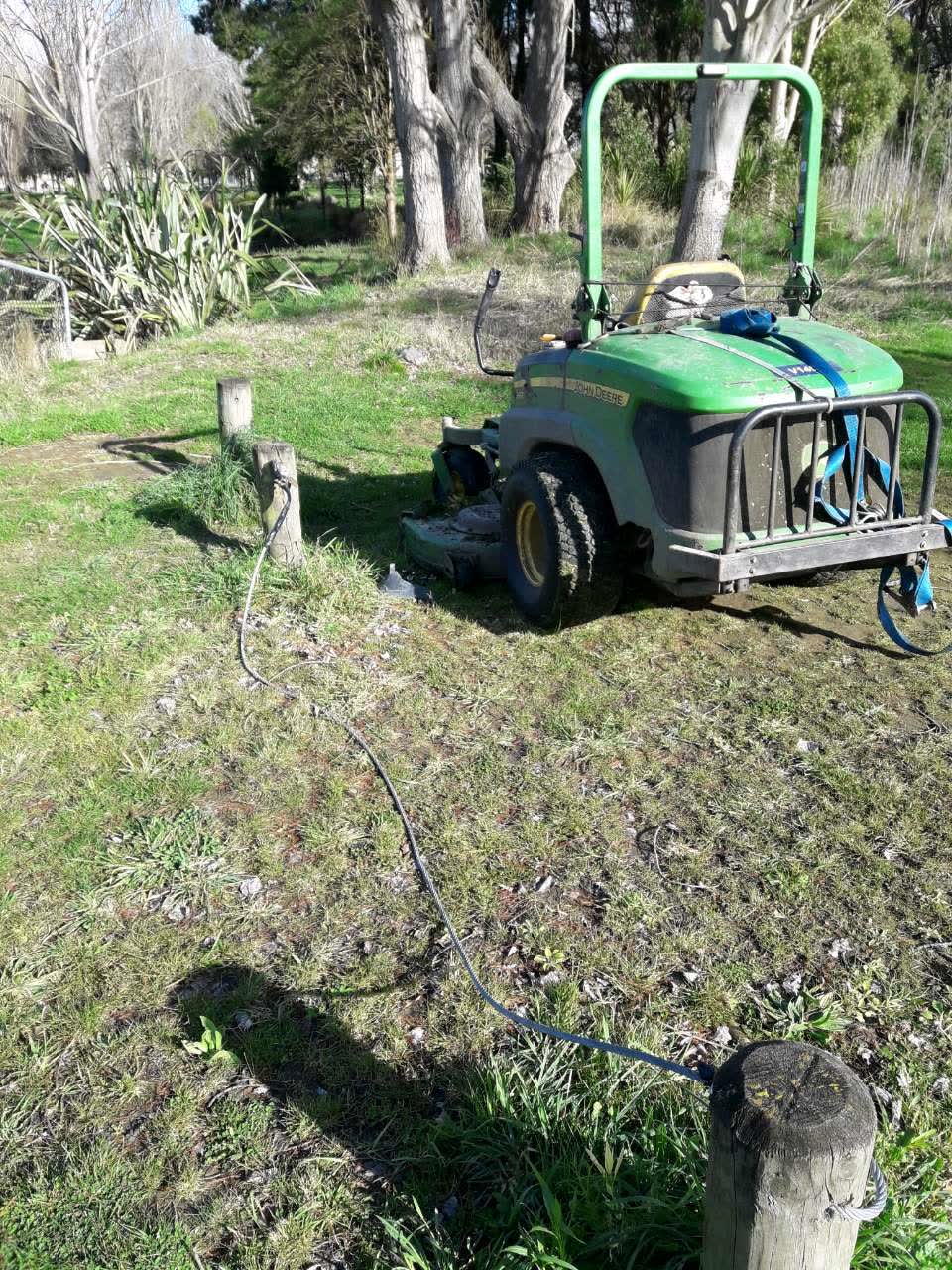 The photograph attached to this parks report
