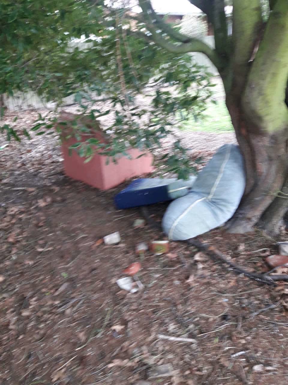 The photograph attached to this rubbish/recycling report