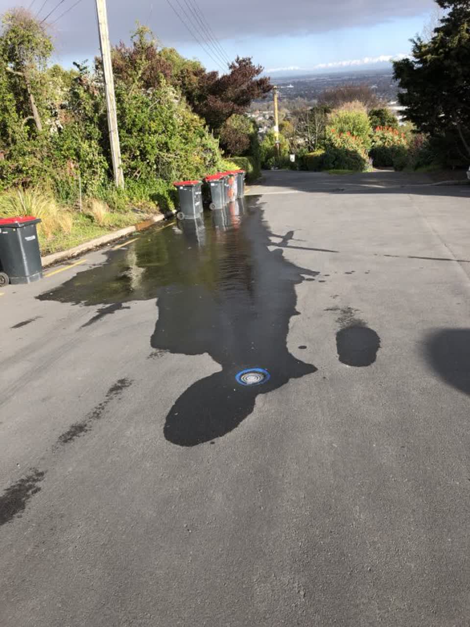 The photograph attached to this wastewater/stormwater report