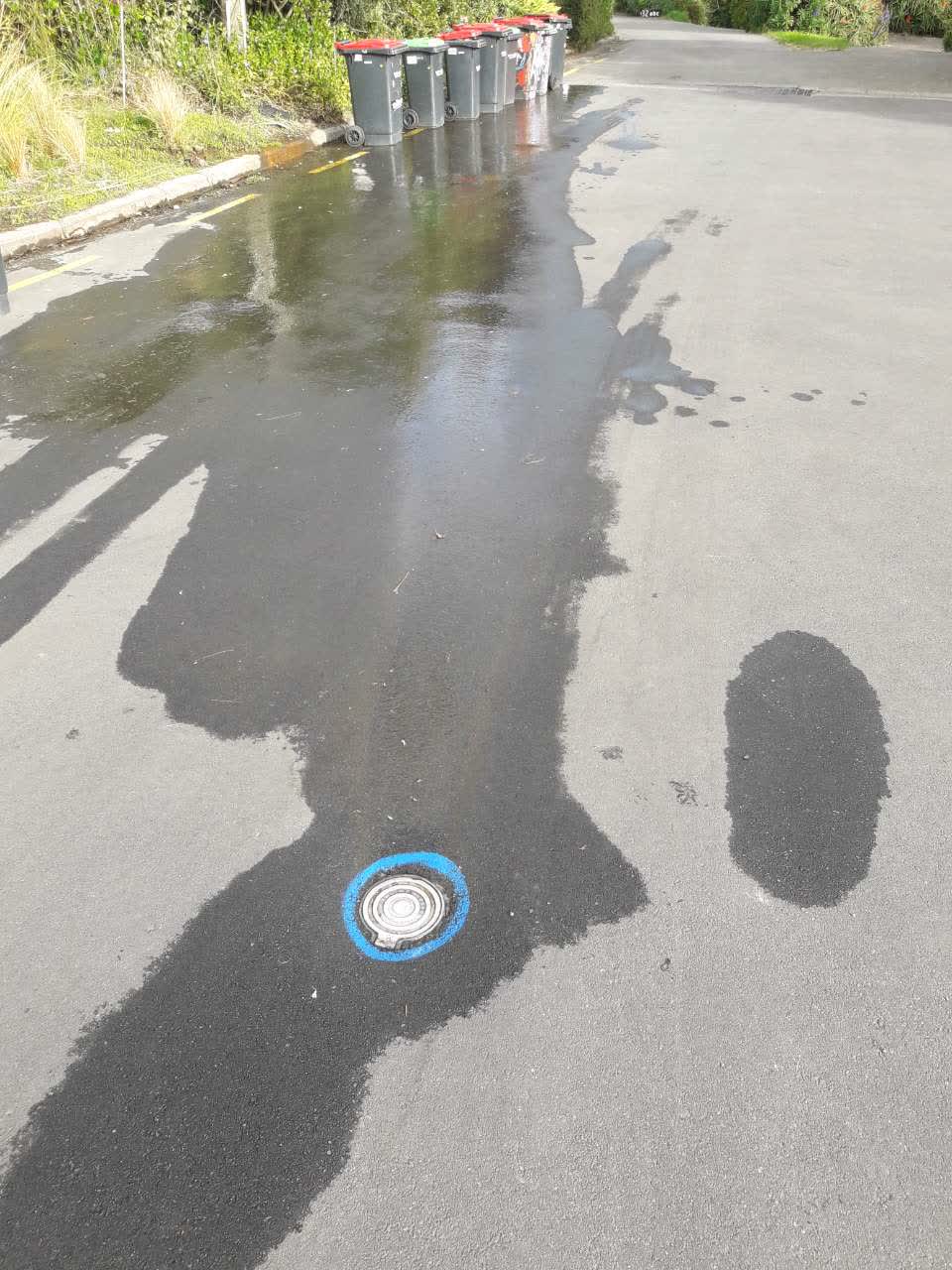 The photograph attached to this water supply report