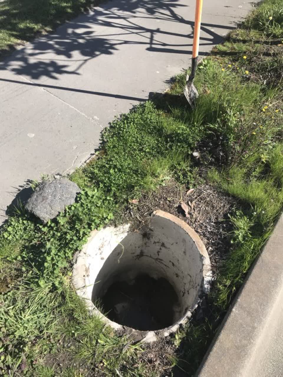 The photograph attached to this wastewater/stormwater report