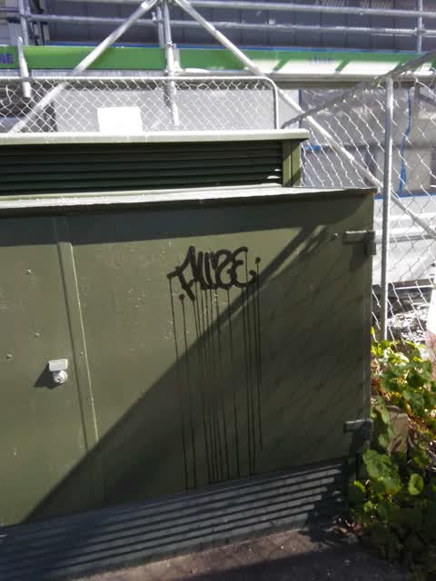 Graffiti, a report photo